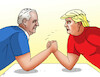 Cartoon: bidtrump22 (small) by Lubomir Kotrha tagged usa,wahlen,biden,trump,senators,guverners