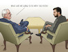 Cartoon: bidzelen-en (small) by Lubomir Kotrha tagged usa,ukraine,biden,zelensky,war,peace