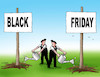 Cartoon: blackpolievaci (small) by Lubomir Kotrha tagged black,friday