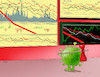 Cartoon: burvir (small) by Lubomir Kotrha tagged china,bursa,coronavirus,dollar,euro,libra,world