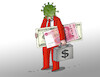 Cartoon: chinamoney22 (small) by Lubomir Kotrha tagged china,covid,problems