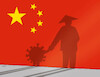 Cartoon: chishadows22 (small) by Lubomir Kotrha tagged china,covid,problems