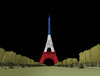 Cartoon: ciernava (small) by Lubomir Kotrha tagged is,terror,paris,france,world,war