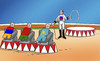 Cartoon: cirkusov (small) by Lubomir Kotrha tagged eurasian,economic,union,russia,kazakhstan,belarus,armenia,kyrgyzstan,european,world