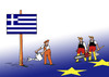 Cartoon: degreek (small) by Lubomir Kotrha tagged eu,greece,germany,crisis