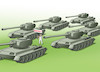 Cartoon: demotank (small) by Lubomir Kotrha tagged democracy,dictator,freedom,peace,war,world