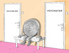Cartoon: dolarpsych (small) by Lubomir Kotrha tagged dollar,usa