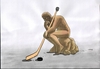 Cartoon: dumak (small) by Lubomir Kotrha tagged ice hockey