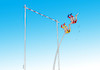 Cartoon: duoskok (small) by Lubomir Kotrha tagged sport,athletics,pole,jump