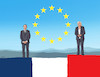 Cartoon: eumacrolepen (small) by Lubomir Kotrha tagged euro,elections,france,le,pen,macron