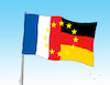 Cartoon: eunewflag (small) by Lubomir Kotrha tagged eu,euro,new,flag,france,deutschland