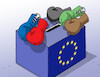 Cartoon: eurobox24 (small) by Lubomir Kotrha tagged european,elections