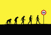 Cartoon: evozoll (small) by Lubomir Kotrha tagged evolution,clo,zoll,douanne