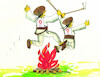 Cartoon: exskok (small) by Lubomir Kotrha tagged expo,2025,japan,osaka