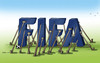 Cartoon: fifapad (small) by Lubomir Kotrha tagged fifa,corruption,world,football,blatter