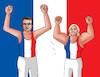 Cartoon: francelepen (small) by Lubomir Kotrha tagged france,elections,macron,le,pen