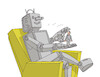 Cartoon: frnk-far (small) by Lubomir Kotrha tagged robot