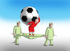 Cartoon: futatlas (small) by Lubomir Kotrha tagged qatar,football,championships