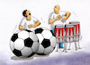 Cartoon: futbubny (small) by Lubomir Kotrha tagged qatar,football,championships