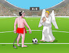Cartoon: futcert (small) by Lubomir Kotrha tagged qatar,football,championships