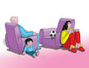 Cartoon: futkreslo (small) by Lubomir Kotrha tagged qatar,football,championships