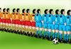 Cartoon: futplusmin (small) by Lubomir Kotrha tagged eu,championships,france,football,soccer