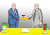 Cartoon: gaszmluva (small) by Lubomir Kotrha tagged gas
