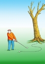 Cartoon: golfstrom (small) by Lubomir Kotrha tagged humor