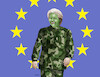 Cartoon: greenmask (small) by Lubomir Kotrha tagged greenwashing,eu,ursula