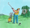 Cartoon: hribgolf (small) by Lubomir Kotrha tagged humor