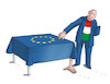 Cartoon: hunruka (small) by Lubomir Kotrha tagged hungary,viktor,orban,eu,aid,to,ukraine,problems