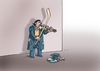 Cartoon: huslohok (small) by Lubomir Kotrha tagged ice,hockey