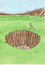 Cartoon: jamogolf (small) by Lubomir Kotrha tagged humor