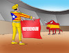 Cartoon: katalspain (small) by Lubomir Kotrha tagged catalonia,refererendum,independence,spain,europa,barcelona,madrid