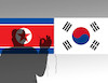 Cartoon: kimkrajcir (small) by Lubomir Kotrha tagged korea,north,south,kim,war,peace,world