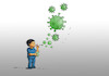 Cartoon: korofuk (small) by Lubomir Kotrha tagged coronavirus,covid,19,pandemics