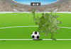 Cartoon: korovictory2 (small) by Lubomir Kotrha tagged sport,soccer,corona,covid