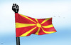 Cartoon: macepast (small) by Lubomir Kotrha tagged protests,macedonie