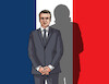 Cartoon: macrotien (small) by Lubomir Kotrha tagged france,elections,macron,le,pen