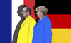 Cartoon: merkel hollande (small) by Lubomir Kotrha tagged angela,merkel,francois,hollande,ukraine,peace,war,europe,germany,france,world