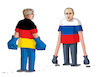 Cartoon: merkputbox (small) by Lubomir Kotrha tagged merkel,putin,germany,russia