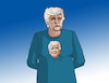 Cartoon: merktrump (small) by Lubomir Kotrha tagged merkel,trump,germany,usa,europe,world