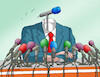 Cartoon: mikrof22 (small) by Lubomir Kotrha tagged microphones,press,debate