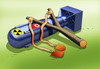 Cartoon: nuclearkorea (small) by Lubomir Kotrha tagged nuclear,korea,kim,jong,war