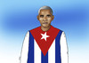 Cartoon: obamacuba (small) by Lubomir Kotrha tagged usa,embargo,cuba,world,crisis,peace,war