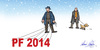 Cartoon: pf 2014 (small) by Lubomir Kotrha tagged happy,new,year,pf,2014