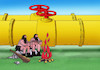 Cartoon: praplynovo (small) by Lubomir Kotrha tagged gas,nord,stream,putin,trump,russia,usa,germany,sanctions