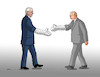 Cartoon: putbid (small) by Lubomir Kotrha tagged biden,putin,usa,russia