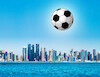 Cartoon: qatarsun (small) by Lubomir Kotrha tagged qatar,football,championships