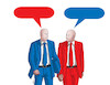 Cartoon: redblue (small) by Lubomir Kotrha tagged red,blue